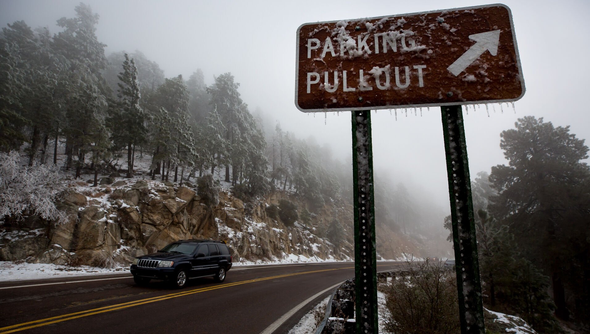 Snow in the Santa Catalina Mountains